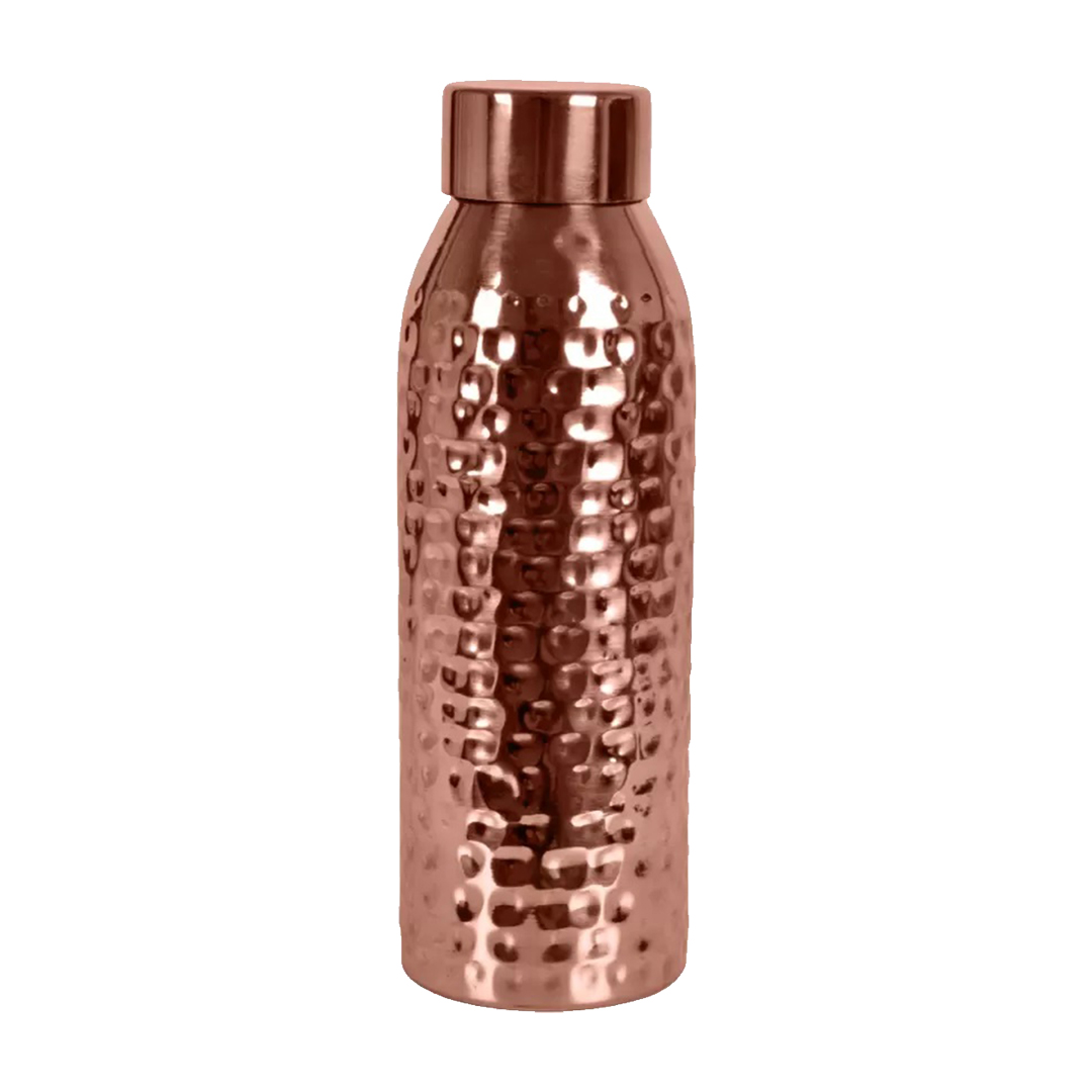 Hammered Copper Bottle Small